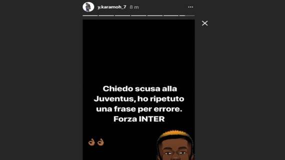 Karamoh, scivolone anti-Juve su Instagram. Ma poi il francese si scusa 