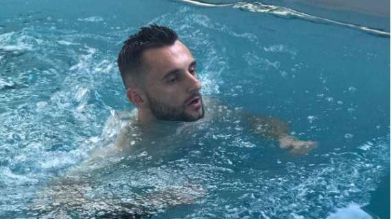 Brozovic, via alla missione recupero dall'infortunio: il croato inizia la fase di riabilitazione in piscina