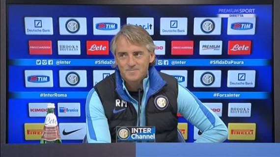 Mancini: "Vincere per essere più consapevoli. Giocherà Medel, Icardi..."