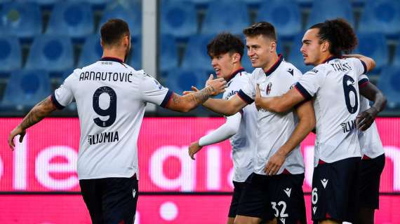 L'Udinese supera 3-2 il Sassuolo. Arnautovic-gol: il Bologna passa a Marassi