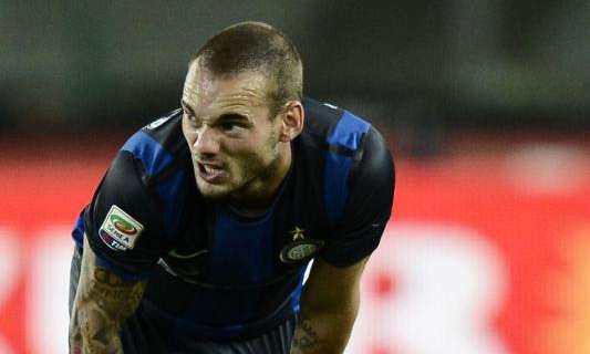 Sneijder, è lesione seria: addio al derby. Palacio...