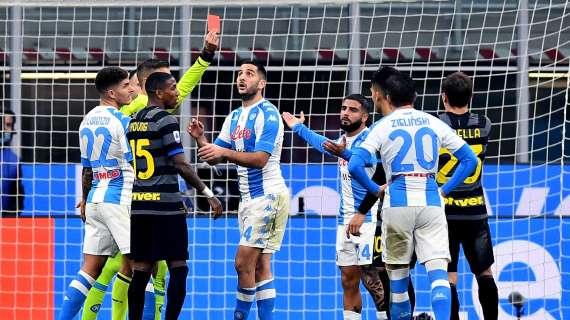 CdS - Post Inter-Napoli, Insigne si è scusato con l'arbitro Massa