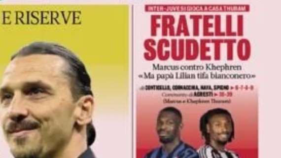 Prima GdS - Inter-Juve si gioca a casa Thuram. Fratelli Scudetto: Marcus contro Khéphren