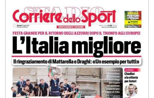 Prima CdS - L'Italia migliore: festa grande dopo il trionfo agli Europei