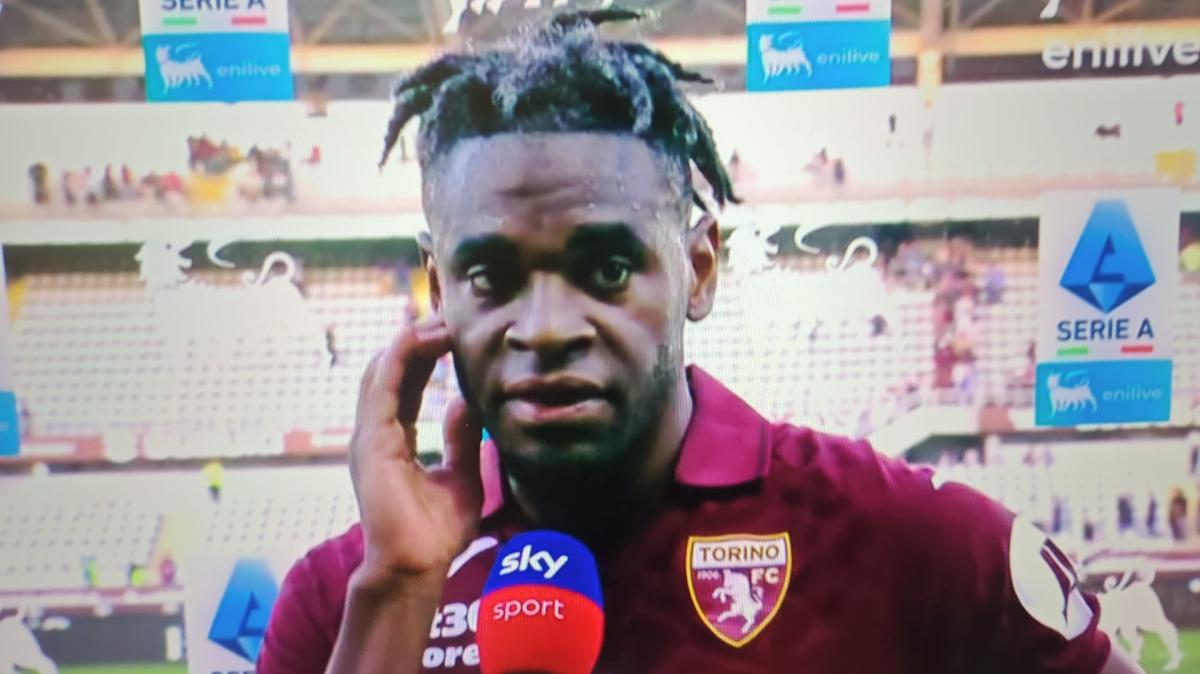 Torino, Zapata a Sky: "Abbiamo avuto delle occasioni per vincere la partita"
