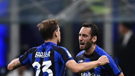 Inter-Cremonese, Calhanoglu e Barella instancabili: oltre 11 chilometri percorsi. Dzeko nella top 5