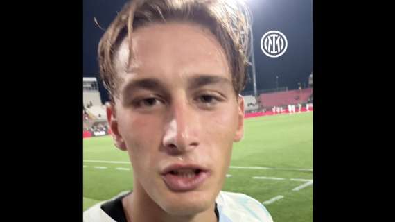 VIDEO - Esposito, messaggio ai tifosi dopo Monza-Inter: "Contento per il gol, ci vediamo presto"