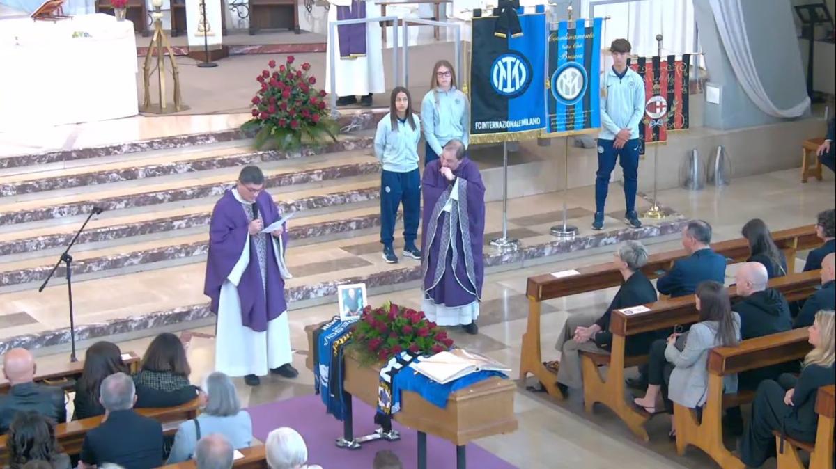 Delegazione interista ai funerali di Beccalossi: presente anche Pio Esposito 
