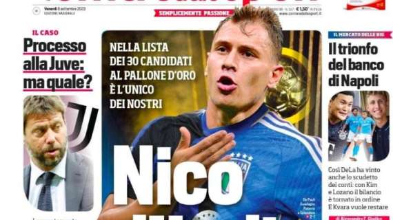 Prima CdS - Nico d'Italia: nella lista dei 30 candidati al Pallone d'Oro è l'unico dei nostri