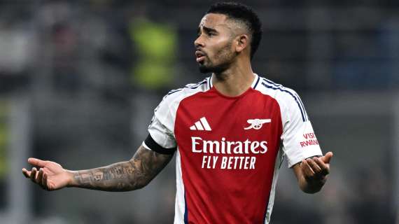 Arsenal, tegola Gabriel Jesus: lesione al crociato del ginocchio sinistro e stagione finita