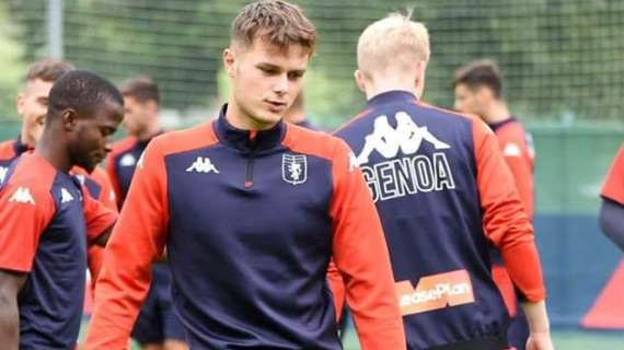 Vanheusden, primi minuti col Genoa: il belga in campo nell'amichevole con lo Stubai