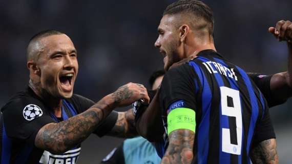 CdS - Icardi e Nainggolan decisivi: Maurito cecchino in Champions, Radja verso il top della forma