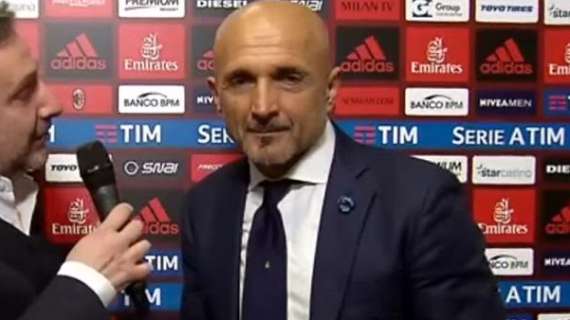 Spalletti: "Pensiamo a Roma e Lazio, con tutto il rispetto per il Milan"