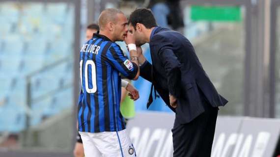 Como-Inter, Strama proverà Sneijder nel 4-3-2-1