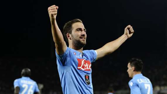 Fiorentina-Napoli 0-1, decide un gol di Higuain