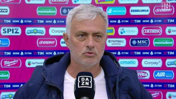 Roma-Inter, presenza di Mou non in discussione: 3-4 settimane per decidere sulla squalifica