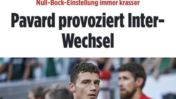 La BILD lancia l'allarme: "Pavard è svogliato, vuole lasciare il Bayern e andare all'Inter"