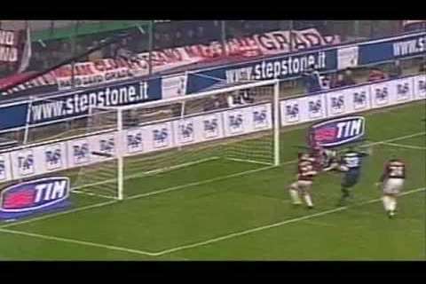 Milan-Inter 0-1, 03/03/2002 - Quando basta un ginocchio...