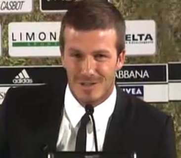 Beckham domani a San Siro per tifare Red Devils