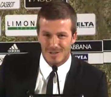 Beckham alza bandiera bianca sullo scudetto