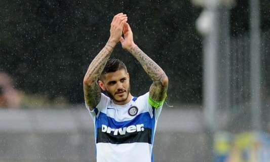 Icardi cecchino: gol nell'unico tiro effettuato in 90'