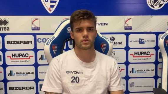 Pro Patria, Gavioli: "Il settore giovanile dell'Inter ti forma tanto. Dalla C alla B cambia l'intensità"