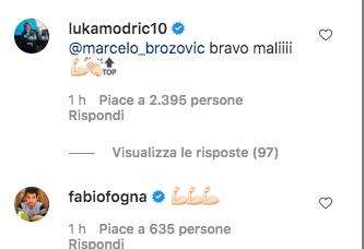 Brozovic giura amore all'Inter, Modric approva: "Bravo mali"