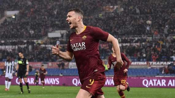 Roma, Dzeko a caccia del secondo gol consecutivo in campionato: manca dall'ottobre 2017
