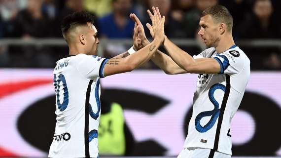 Lautaro-Dzeko, sono 34 gol in campionato: il tandem dell'Inter nella top10 dei campionati europei