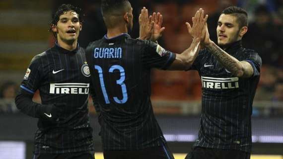 CdS - Icardi e Guarin senza certezze. Vidic-M'Vila...