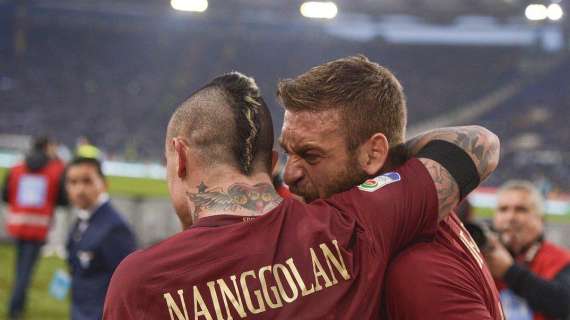 Nainggolan saluta De Rossi: "Ti ho sempre stimato come giocatore e come uomo"