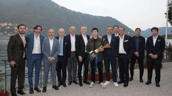 Da Zhang a Marotta, cena speciale a Villa d'Este. L'Inter: "L'occasione per festeggiare il 19° Scudetto" 