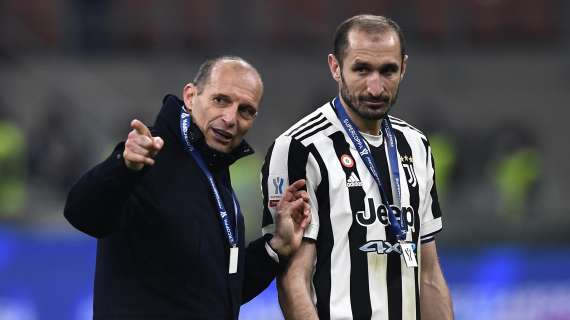 Juve, si ferma Chiellini: lesione di basso grado al polpaccio, fuori 20 giorni