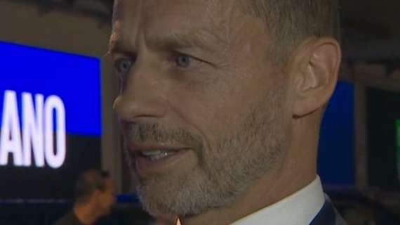 Ceferin: "Stasera grande semifinale di una grande stagione. San Siro bellissimo, ma è vecchio"
