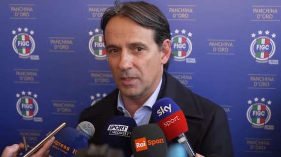 Inzaghi: "A ricevere la Panchina d'Oro è tutta la famiglia Inter, con loro sto bene. Thuram domani in gruppo"