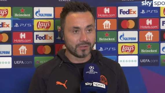 Shakhtar, De Zerbi: "Vogliamo due vittorie con Inter e Sheriff. Rukh? Importante"