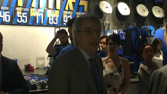 FOTO - Anche Massimo Moratti al nuovo Inter Store