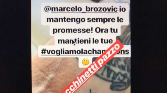 Facchinetti a Brozovic: "Mantieni le promesse, vogliamo la Champions"