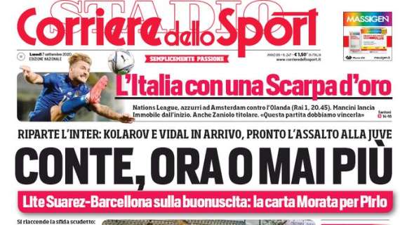 Prima CdS - Conte, ora o mai più. Si riaccende la sfida Scudetto con Kolarov e Vidal