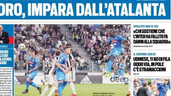 Prima TS - Spalletti non ci sta: "Chi sostiene che l'Inter ha fallito fa danni alla squadra"