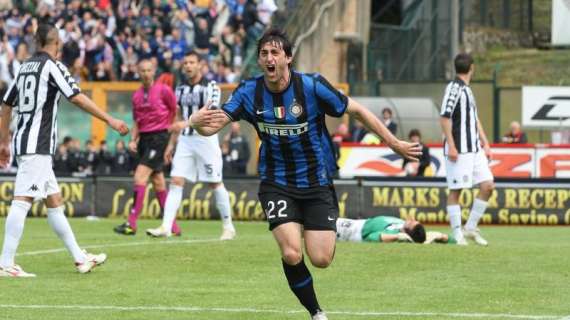 16 maggio 2010, Siena-Inter 0-1: Diego Milito insacca il gol che vale il 18&deg; Scudetto