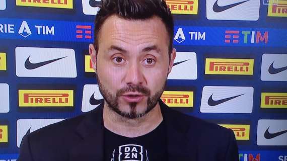 Sassuolo, De Zerbi a Dazn: "Inter tra le migliori del campionato, sono soddisfatto del 3-3"