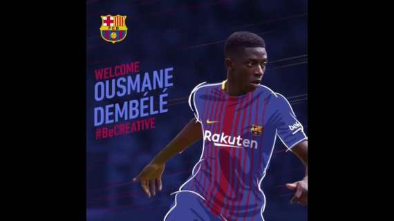 UFFICIALE - Barça, 105 mln più bonus per Dembélé