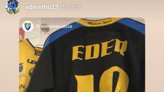 Eder, messaggio al Frosinone: "Torneremo subito in A"