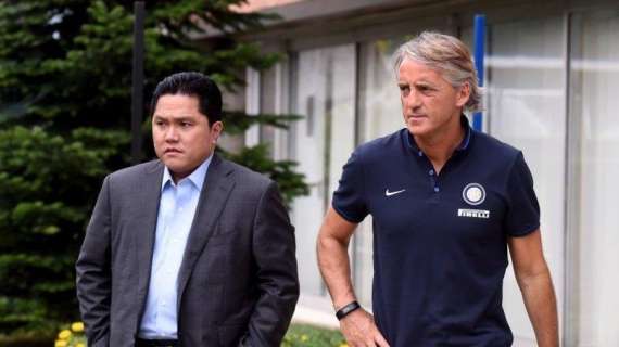 Sky - Mancini-Inter, poche chance di rimanere. A fine mese incontro con Thohir