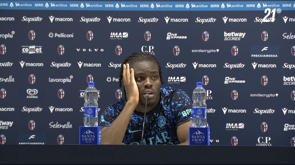 Bisseck in conferenza: "A Milano sto bene. Ora penso alle vacanze, poi vedremo"