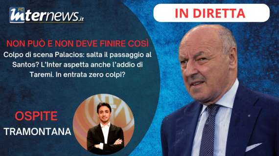 Rivivi la diretta! INTER, colpo di scena PALACIOS! Attesa TAREMI, in ENTRATA zero colpi? MORATTI RICOVERATO