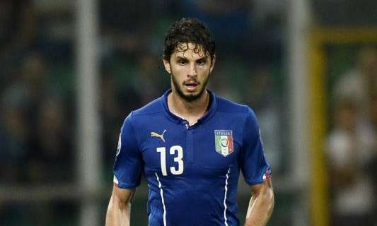 Nazionale, Ranocchia provato nelle formazione titolare