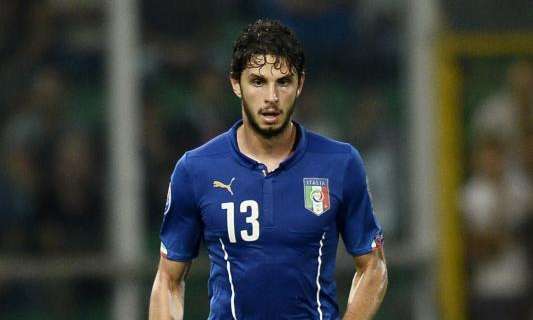 Nazionale, Ranocchia in gol nella partitella in famiglia