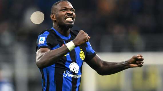 Thuram decide Inter-Roma e ruggisce sui social: "Amala"